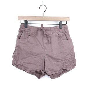 Eddie Bauer Women's Size 4 Shorts Purple Drawstring Elastic Waist‎